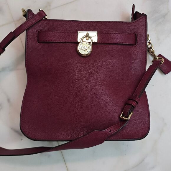 Michael Kors Handbags - Michael Kors Burgundy Crossbody Bag